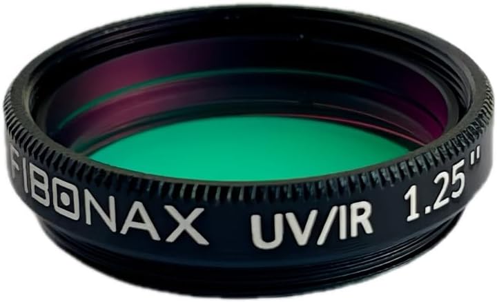 FIBONAX Telescope Filter, 1.25 inches UV IR Cut Filter, Multi Coated Infra Red Filter with Aluminum Stacking Frame, Correct Color Cast, Enhance Astrophotography Image Sharper, Astronomy Optics Accessories - Image 3